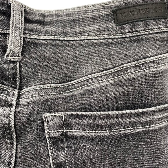 Max Fashion 28" Waist Light Black Wash Denim Jeans - Picture 5 of 5